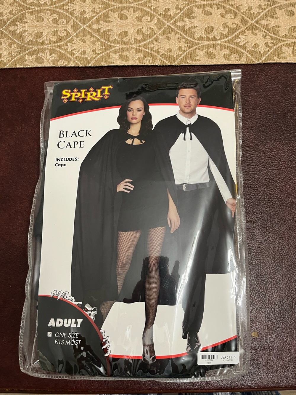 Adult black cape